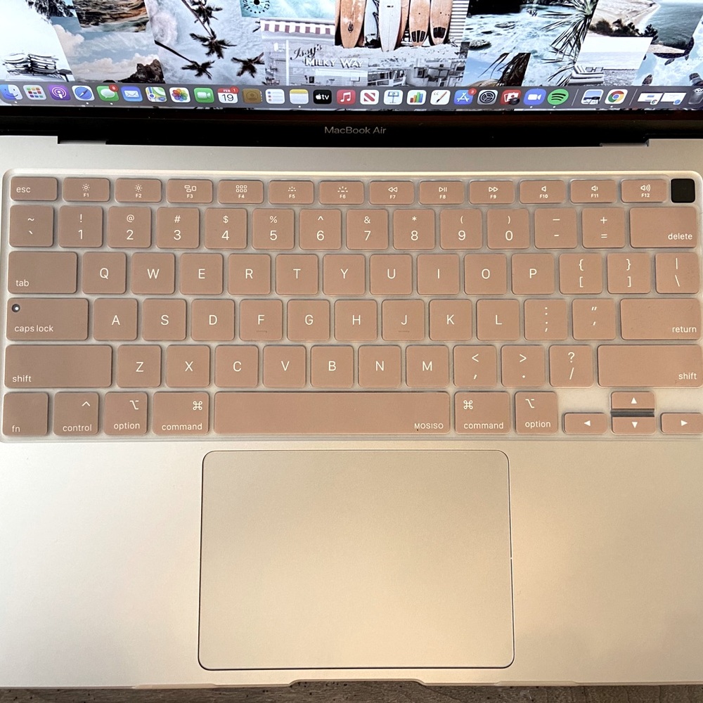 Pinkish Tan Mac Keyboard Cover🤍